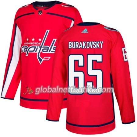 Washington Capitals Hockeydrakt Andre Burakovsky 65 2017-2018 Rød Adidas Authentic - Herre